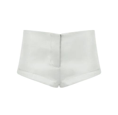 PUPPY SHORT IVORY SATEEN