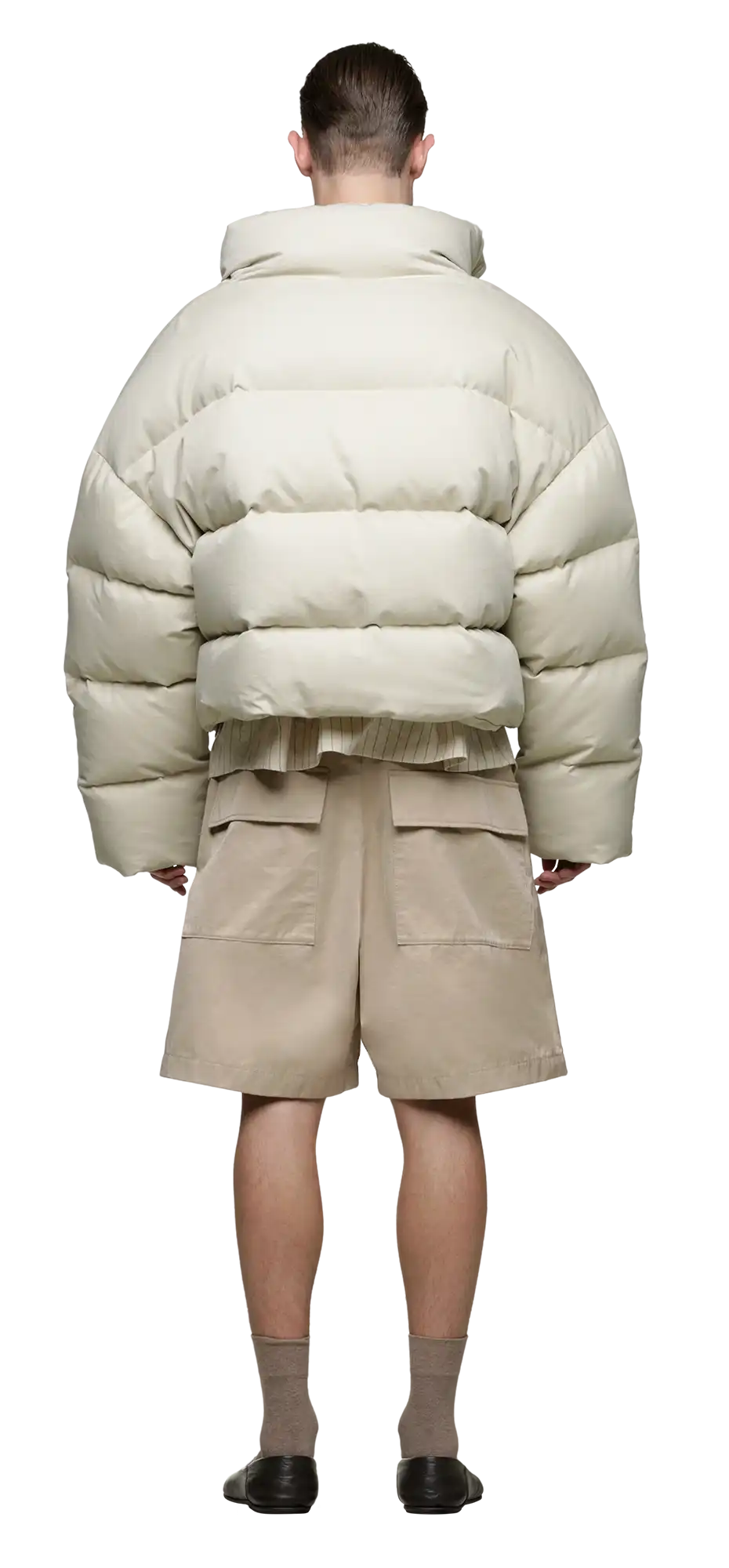 ダウンジャケット・コート entire studios DOWN JACKETS (ESUS251042OW OFFWHITE) mml puffer cotton off white – entire studios