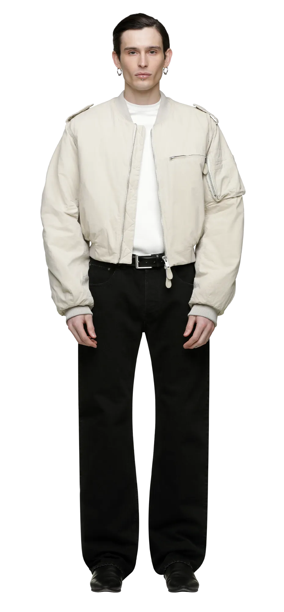 entire studios BOMBER JACKET A-4 xs 正規品 ENTIRE STUDIOS A-4 Bomber Jacket | Black | FARFETCH CA