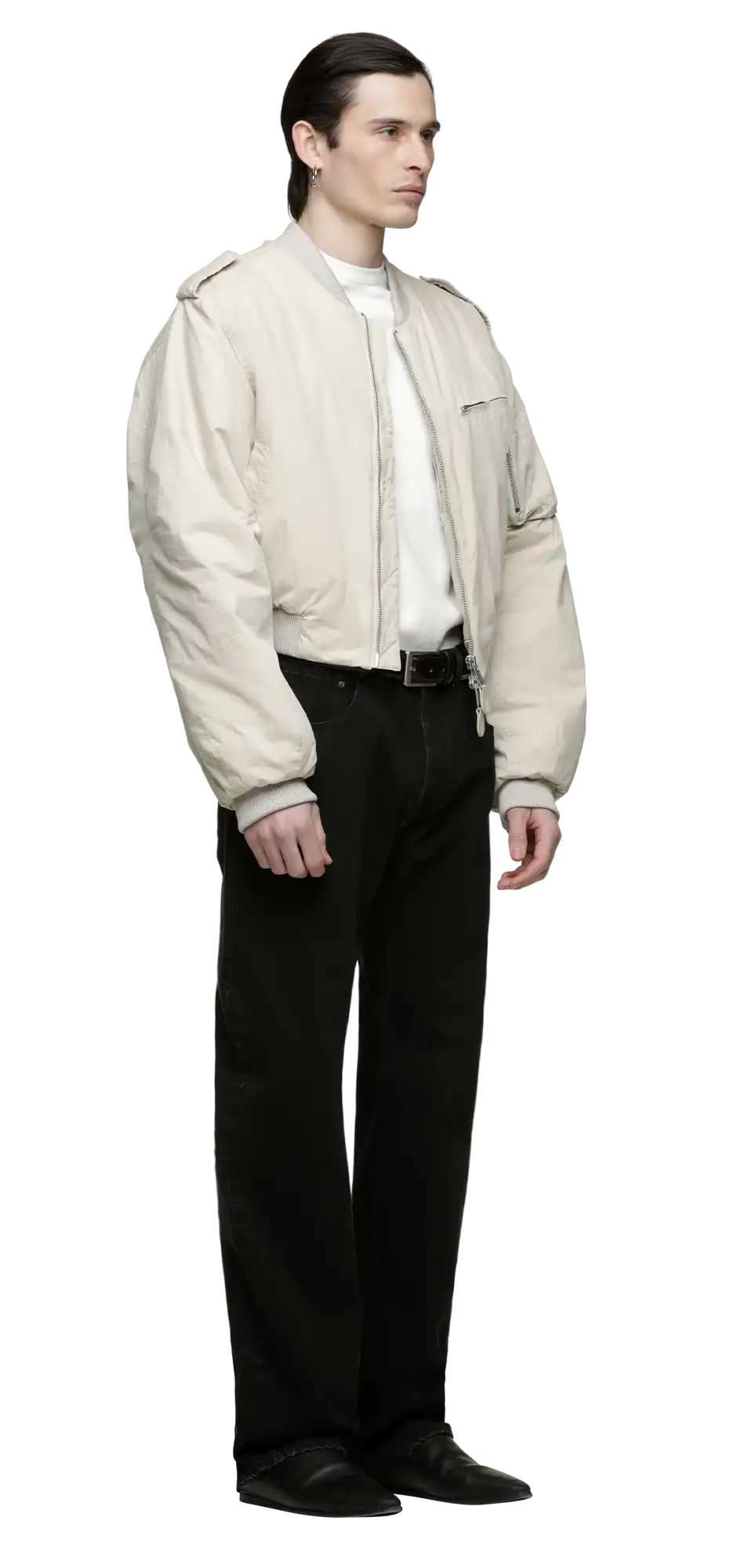entire studios BOMBER JACKET A-4 xs 正規品 ENTIRE STUDIOS A-4 Bomber Jacket | Black | FARFETCH