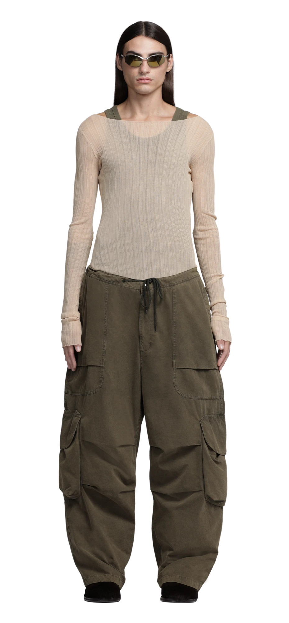 ENTIRE STUDIOS Freight Cargo Trousers | Grey | FARFETCH