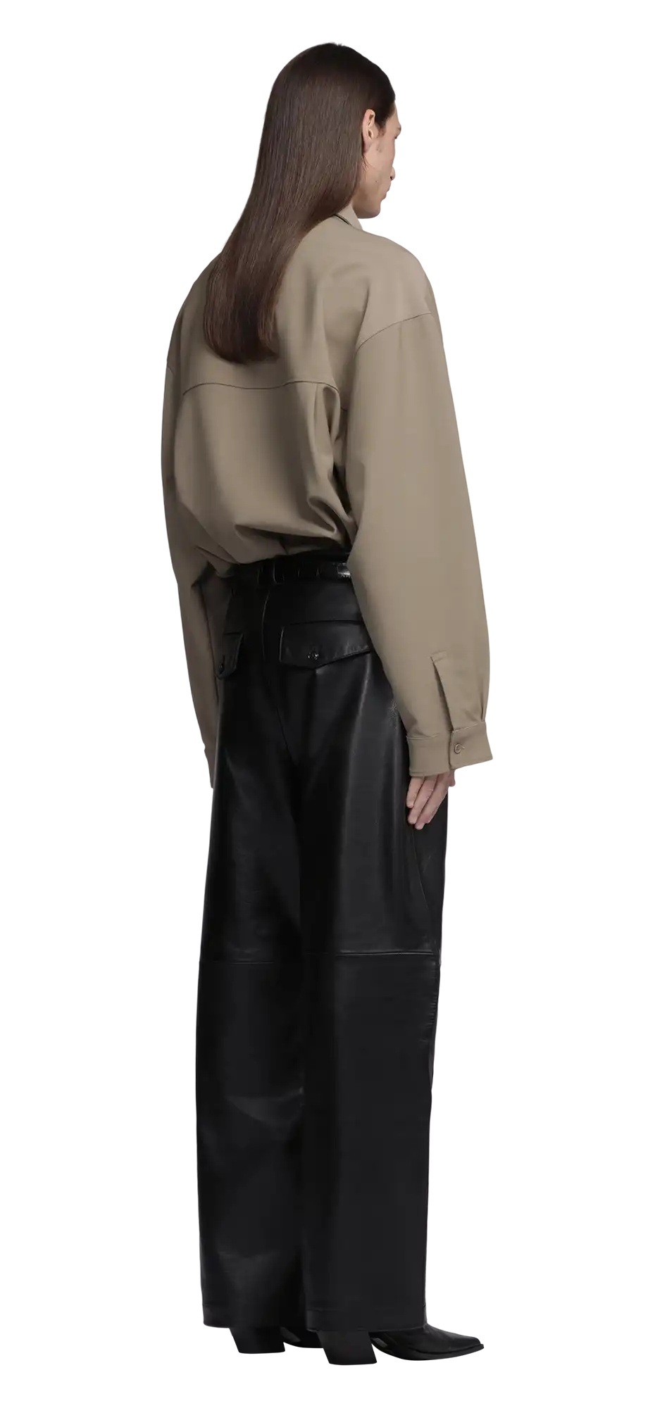 dc pant black leather – entire studios
