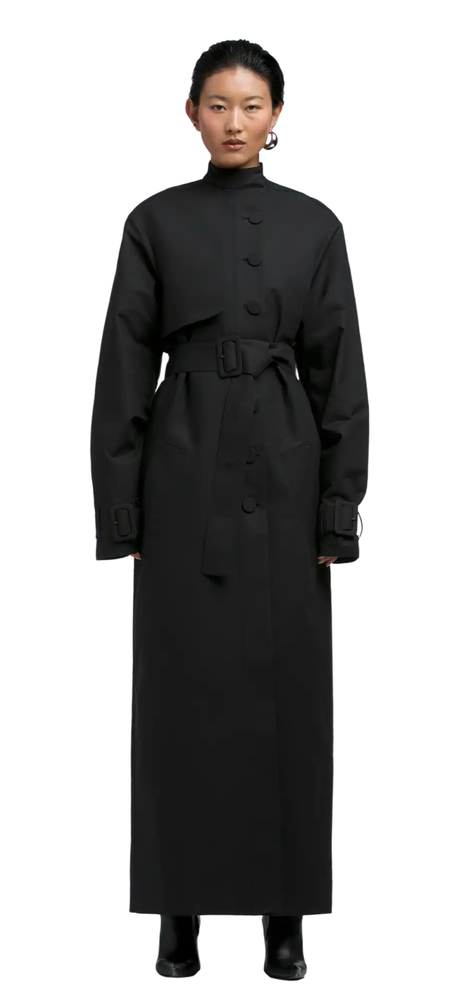 storm coat black – entire studios