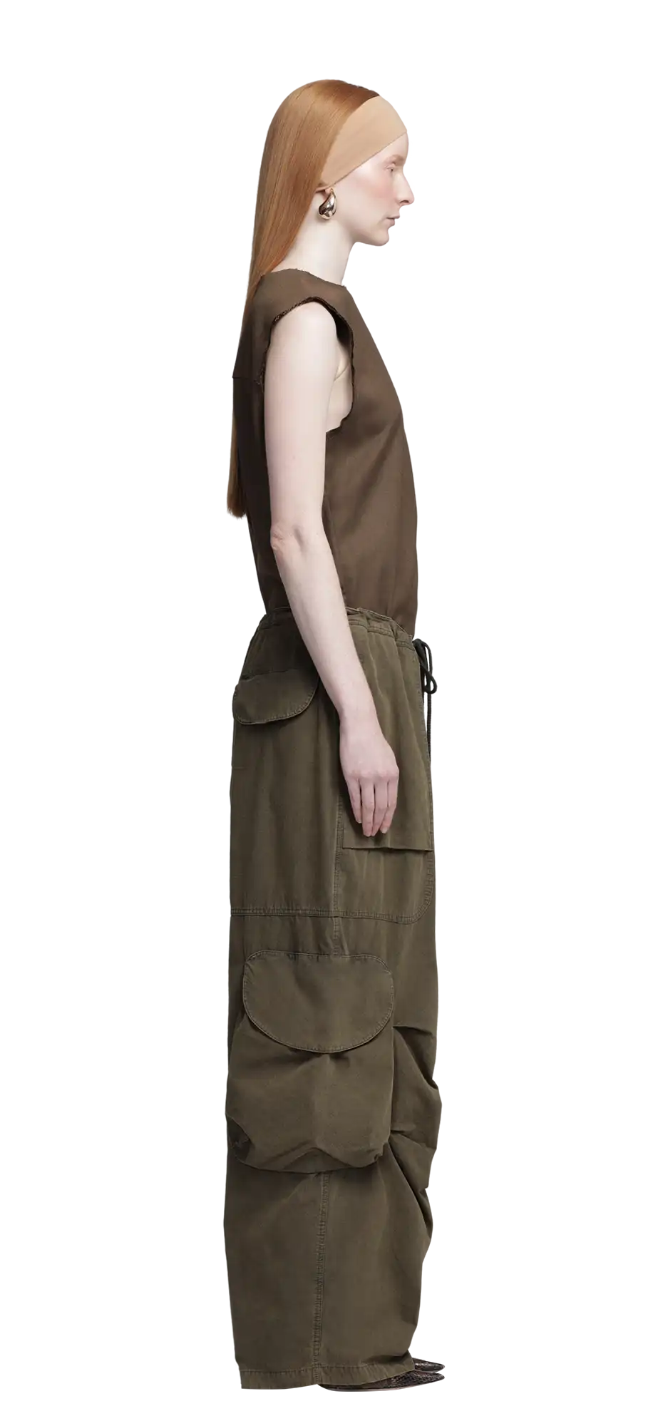 {*ン様 ENTIRE STUDIOS Freight cargo white freight cargo off white – entire studios