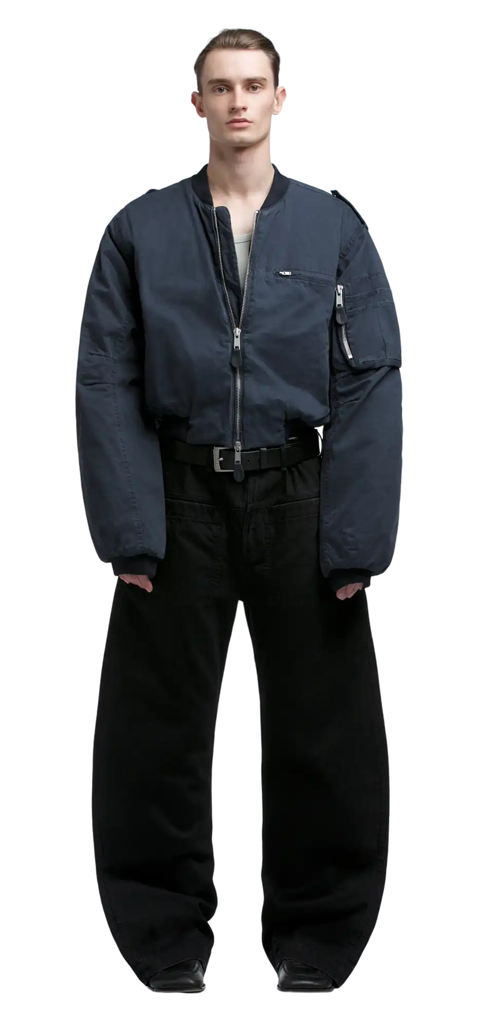 entire studios BOMBER JACKET A-4 xs 正規品 ENTIRE STUDIOS A-4 Bomber Jacket | Black | FARFETCH