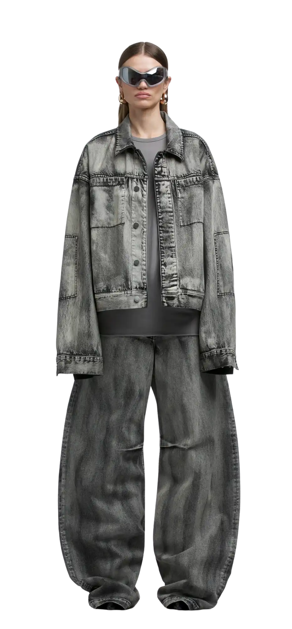 gem denim jacket chargrill – entire studios