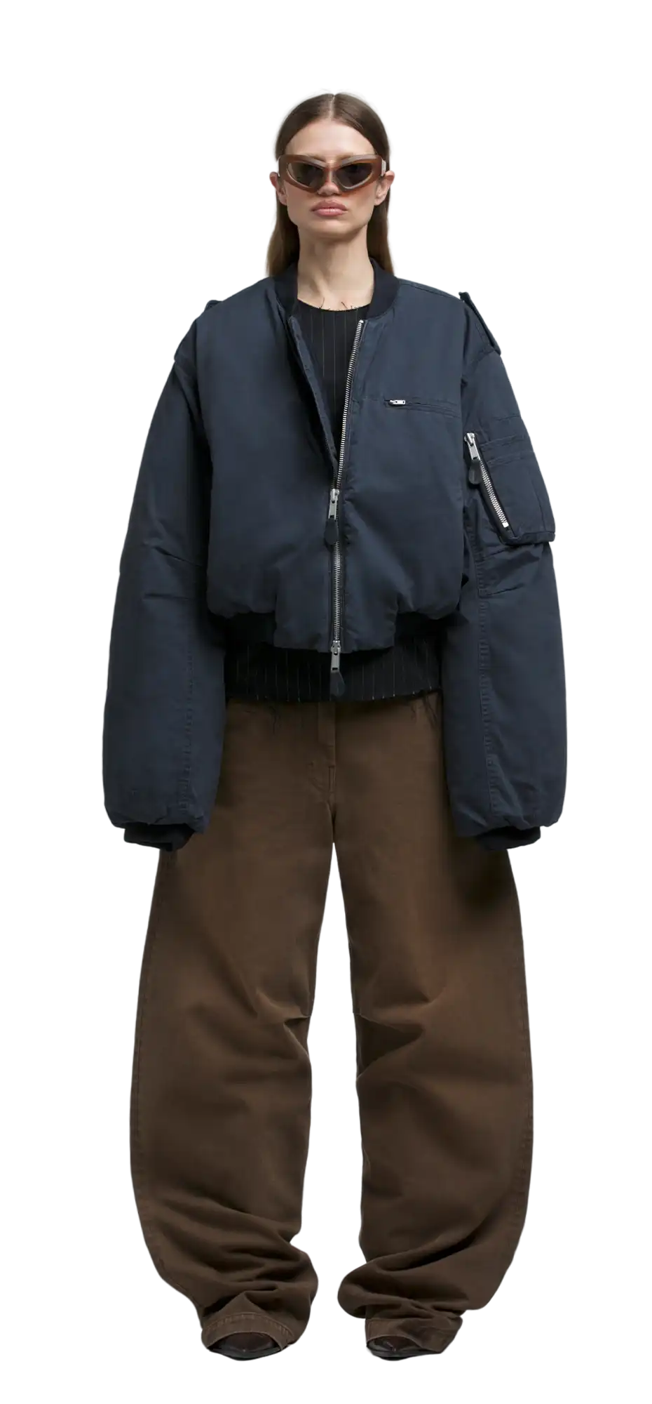 ジャケット・アウター entire studios A-4 BOMBER Entire Studios Men's A-4 Bomber Jacket in Iron Entire Studios