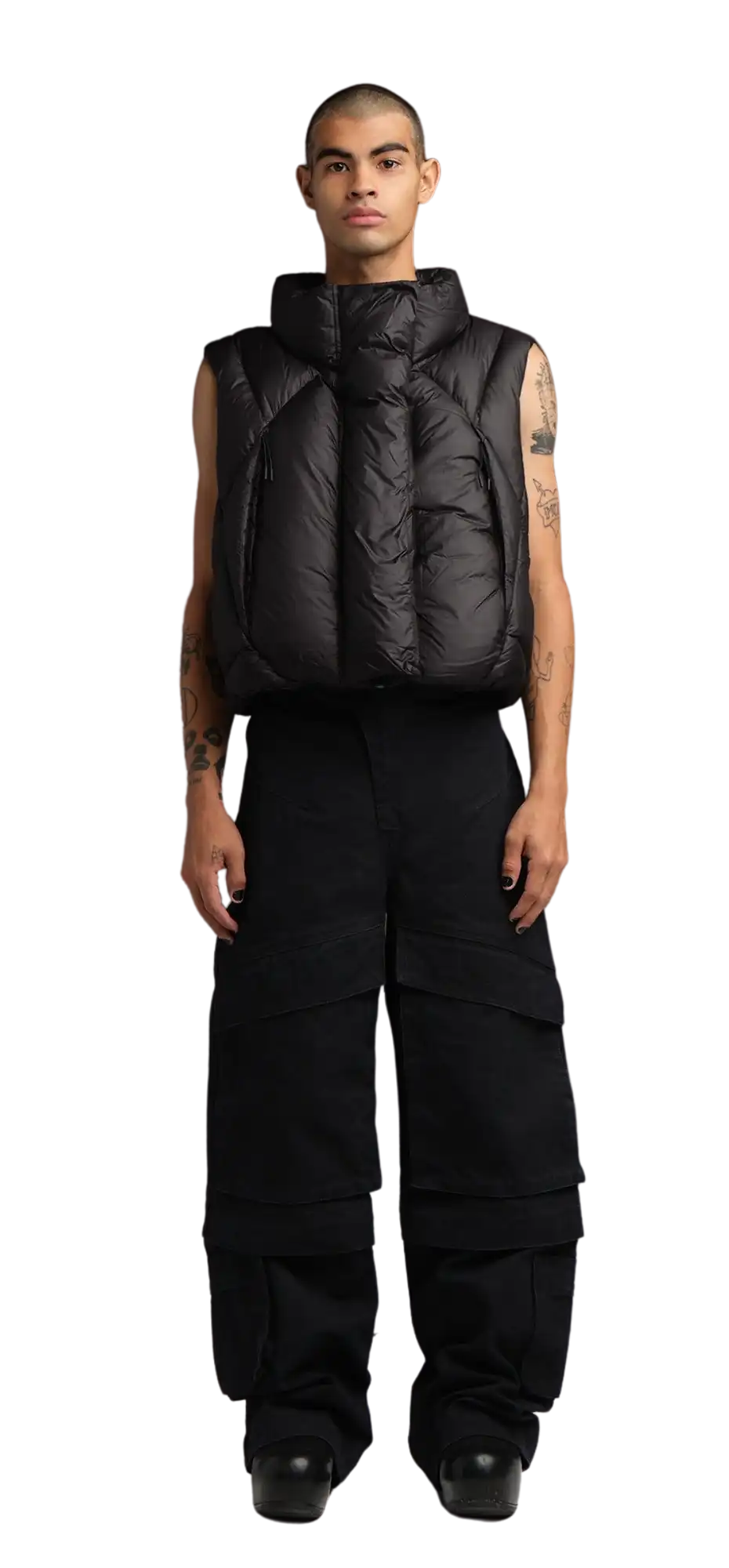 ともや ENTIRE STUDIOS GRID VESTダウンベスト grid vest pupil – entire studios