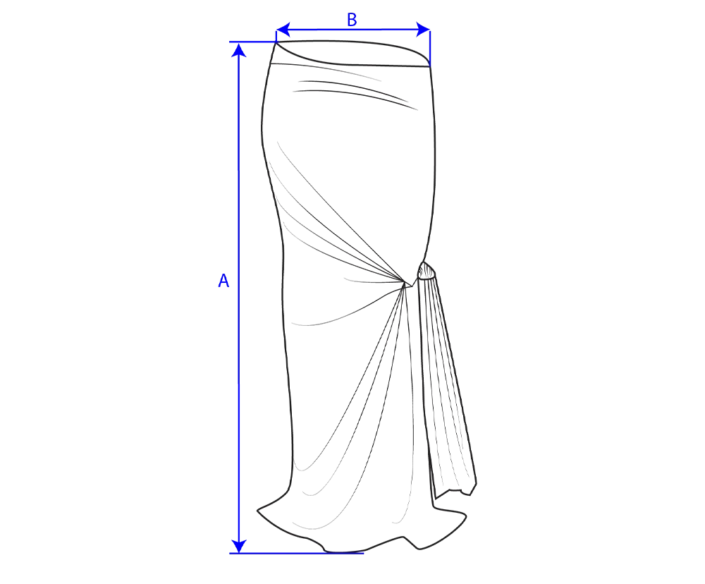 LUMIERE SCARF SKIRT