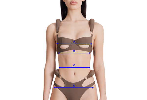 S08 BIKINI BRA WOOD