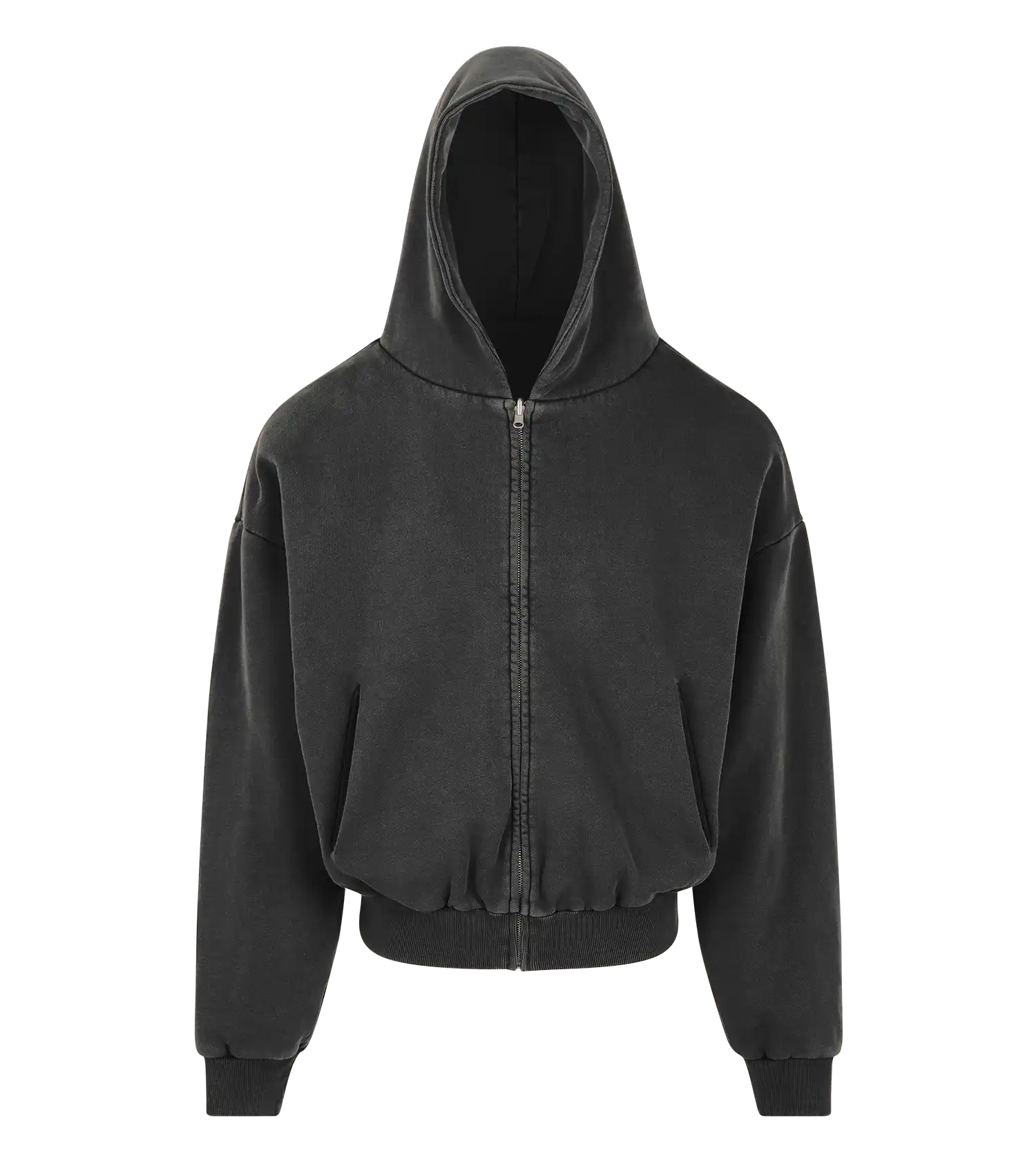 THERMAL HOOD WASHED BLACK