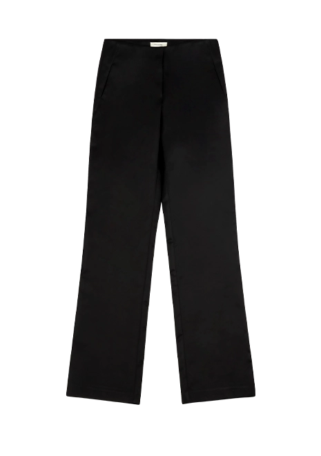 PEL PANT BLACK SATEEN