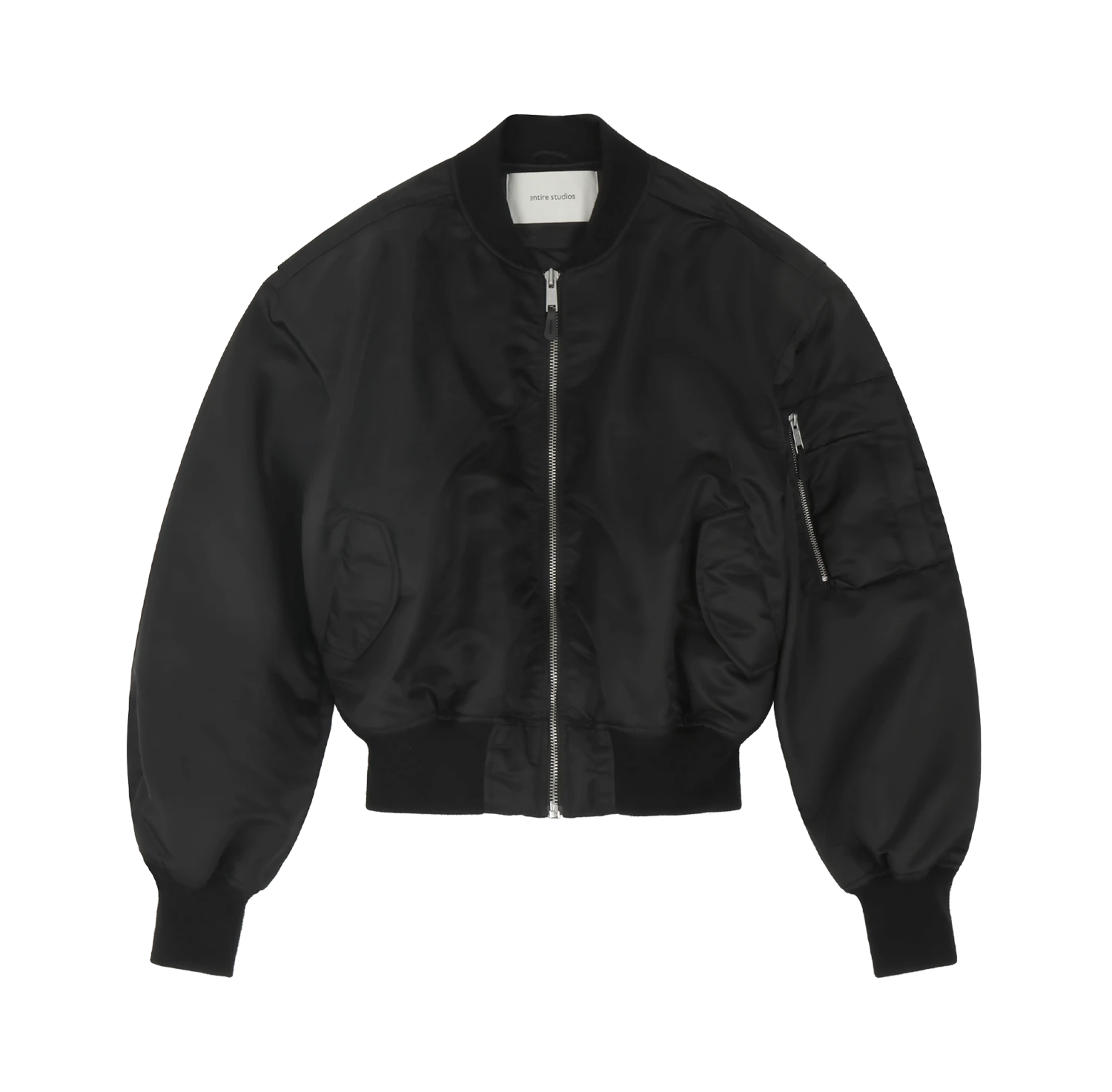 CROPPED BROAD BOMBER OIL