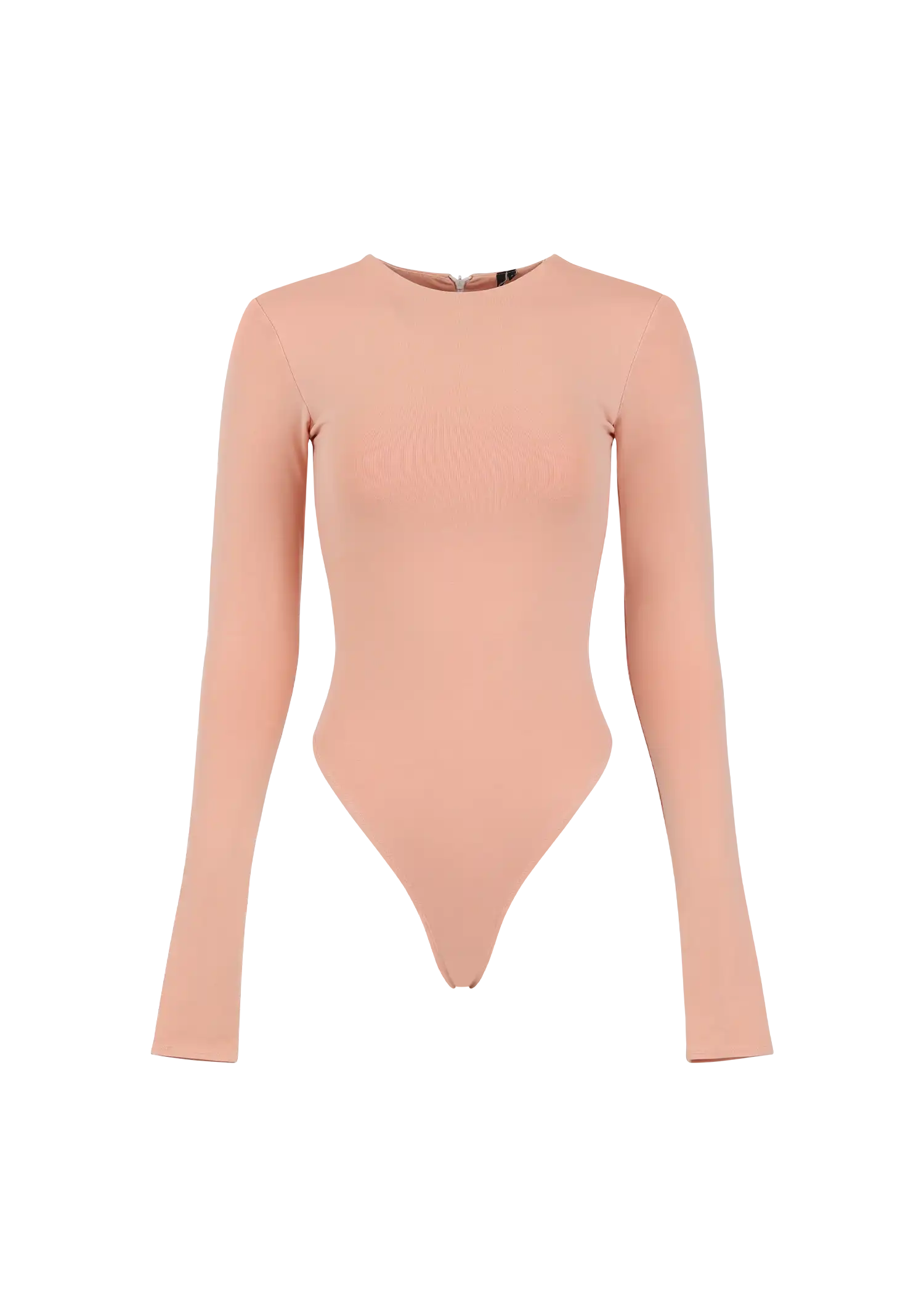 LS BODYSUIT - COTTON SPANDEX DUSTY PINK