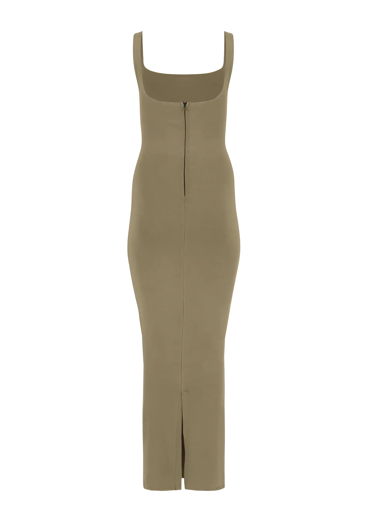 SQUARE NECK MAXI - COTTON SPANDEX CORK
