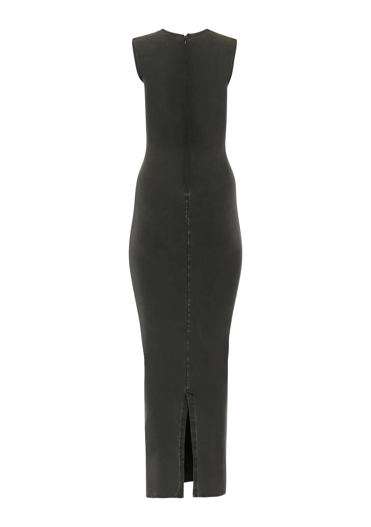 SLEEVELESS MAXI - COTTON SPANDEX WASHED BLACK