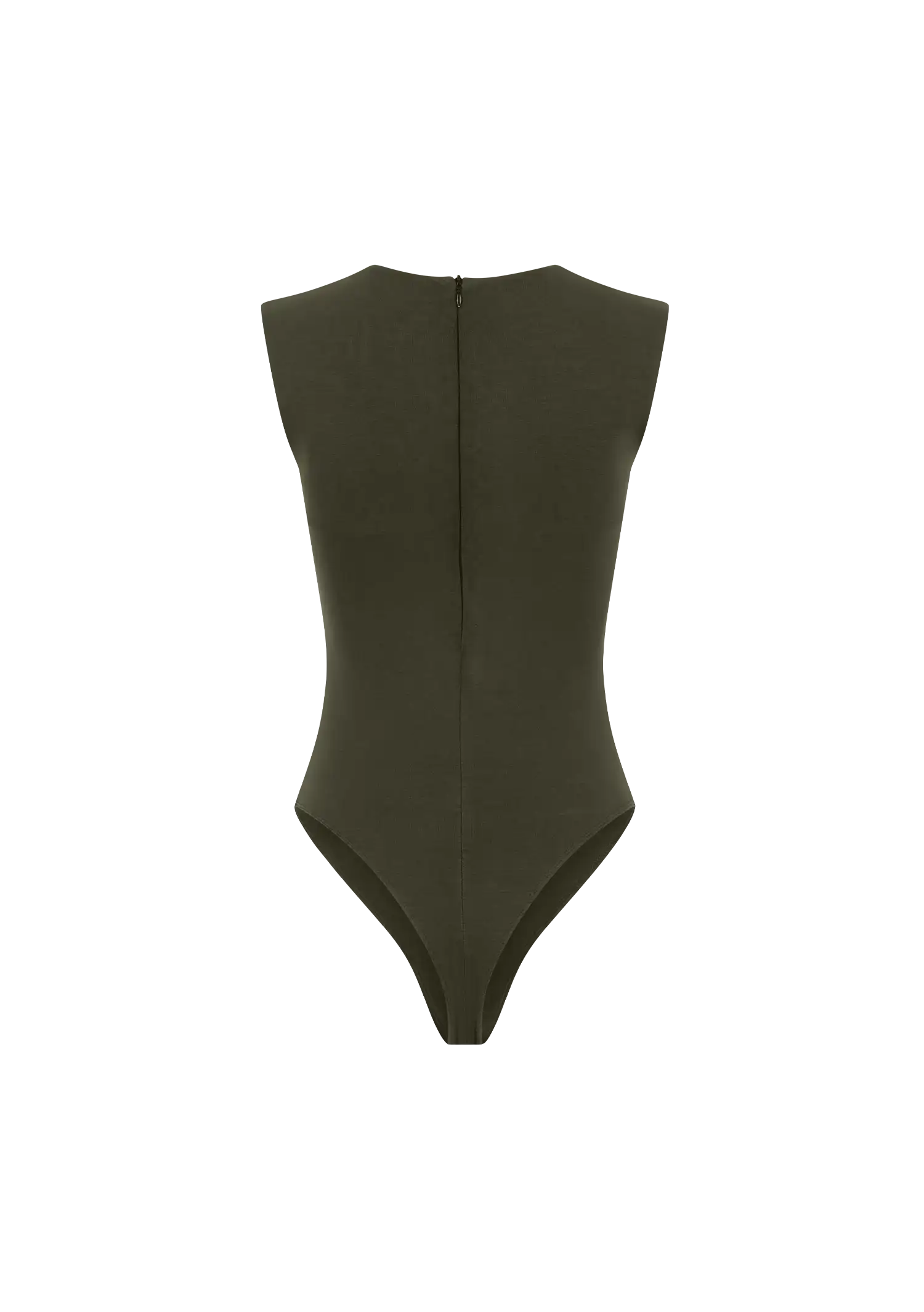 SLEEVELESS BODYSUIT MILITARY