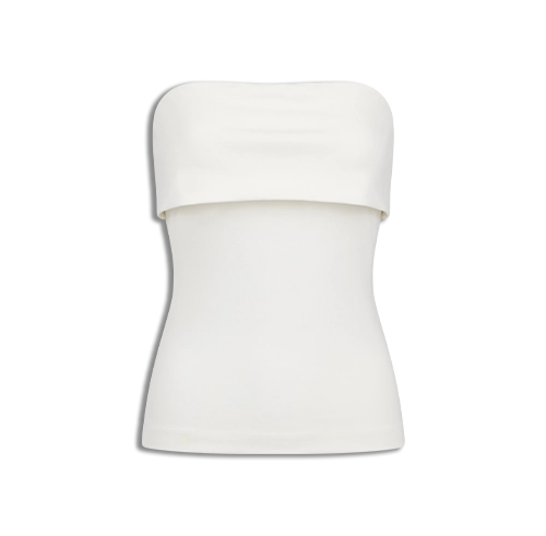LAP TUBE TOP OFF WHITE