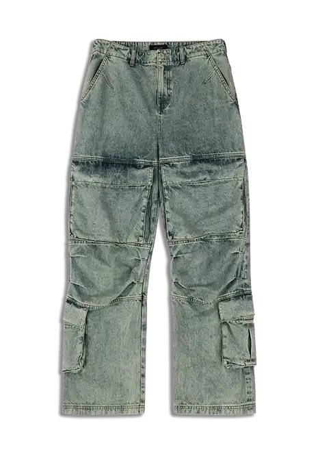 HEAVY DENIM CARGO SURFACE WAVE