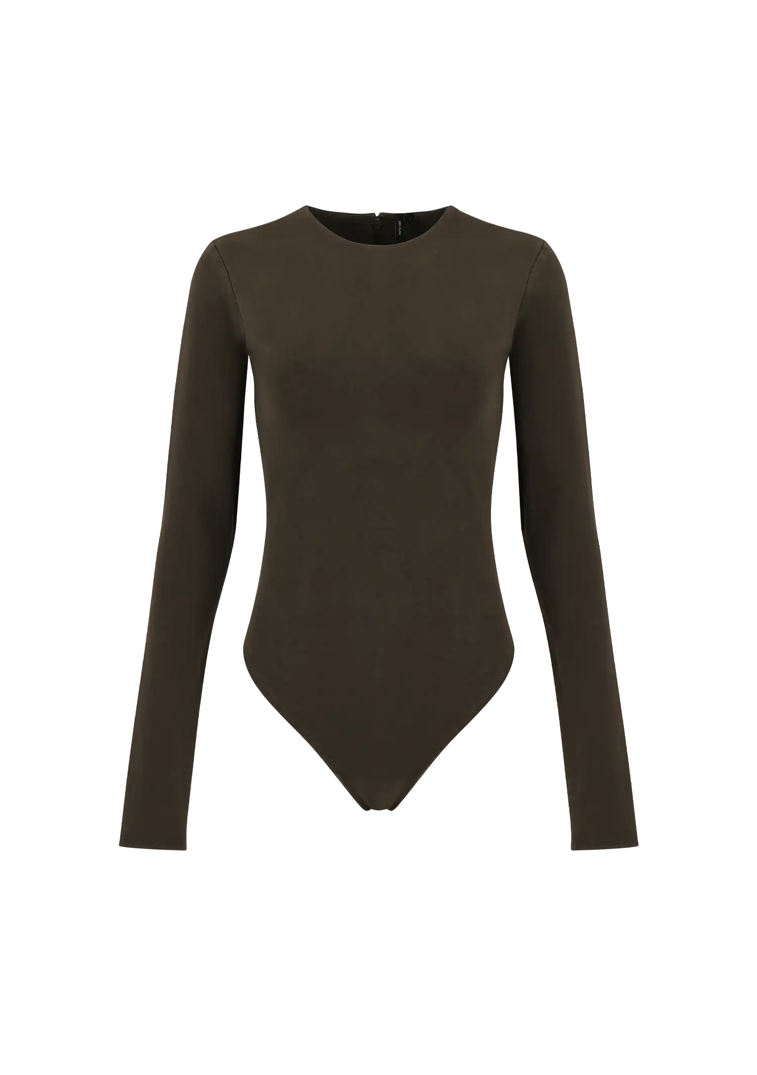LS BODYSUIT - COTTON SPANDEX BRUNETTE