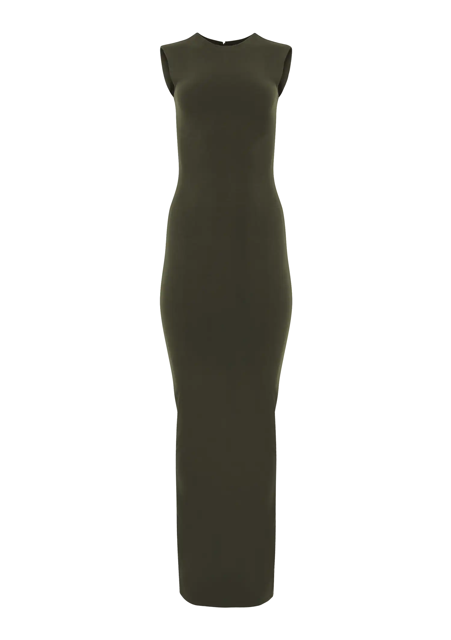 SLEEVELESS MAXI - COTTON SPANDEX MILITARY