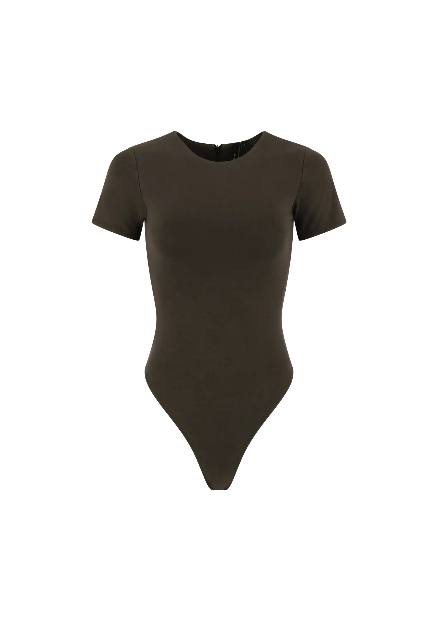 TEE BODYSUIT - COTTON SPANDEX BRUNETTE