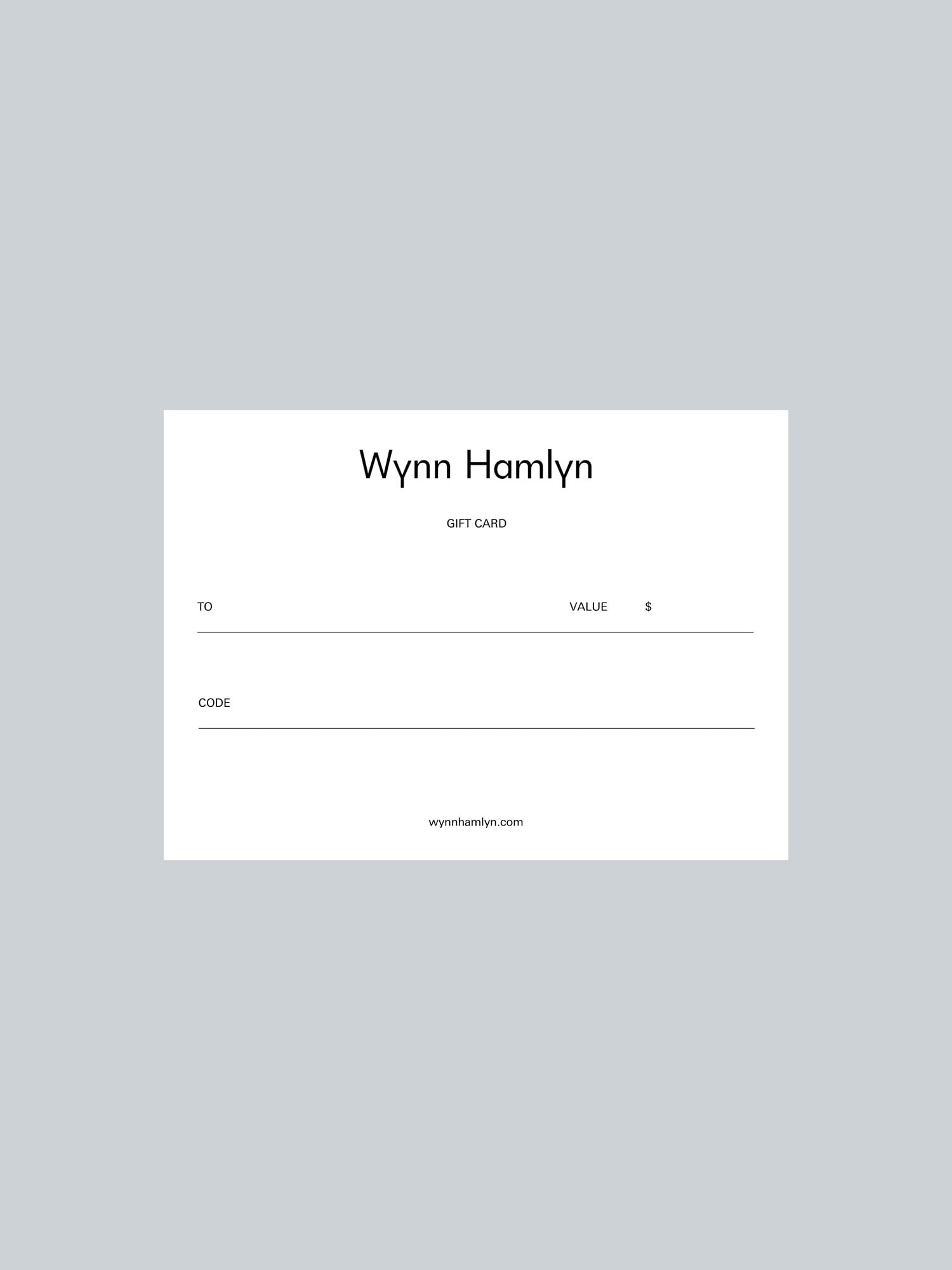 ONLINE GIFT VOUCHER | DIGITAL