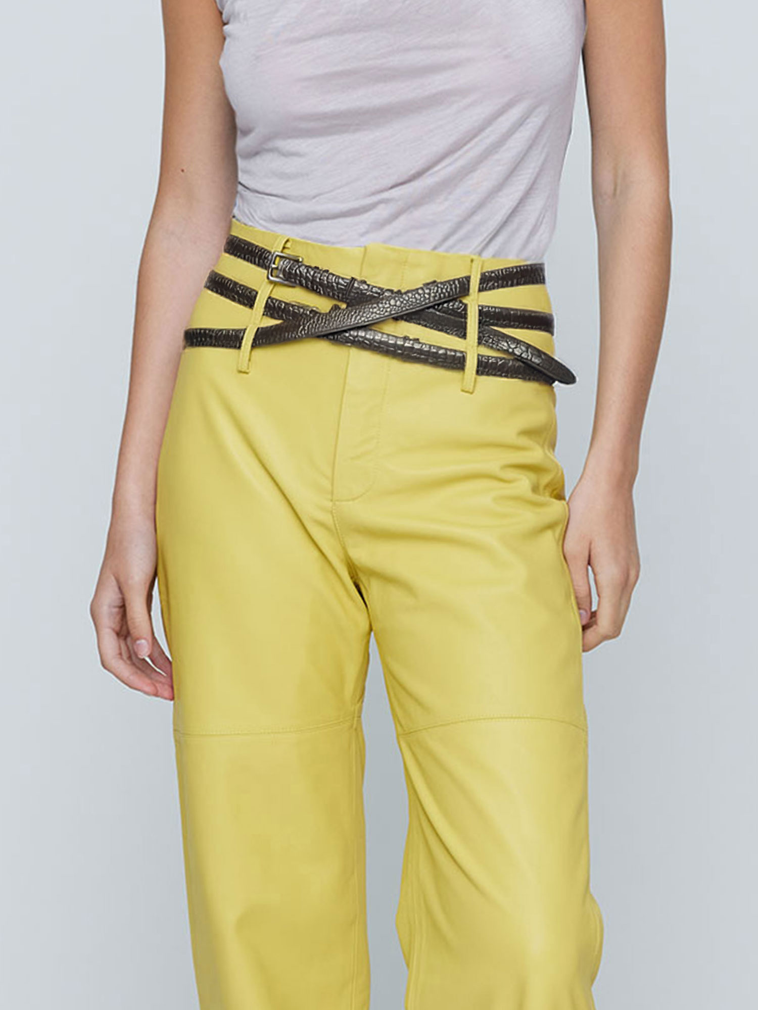 TRIPLE BELT | BROWN