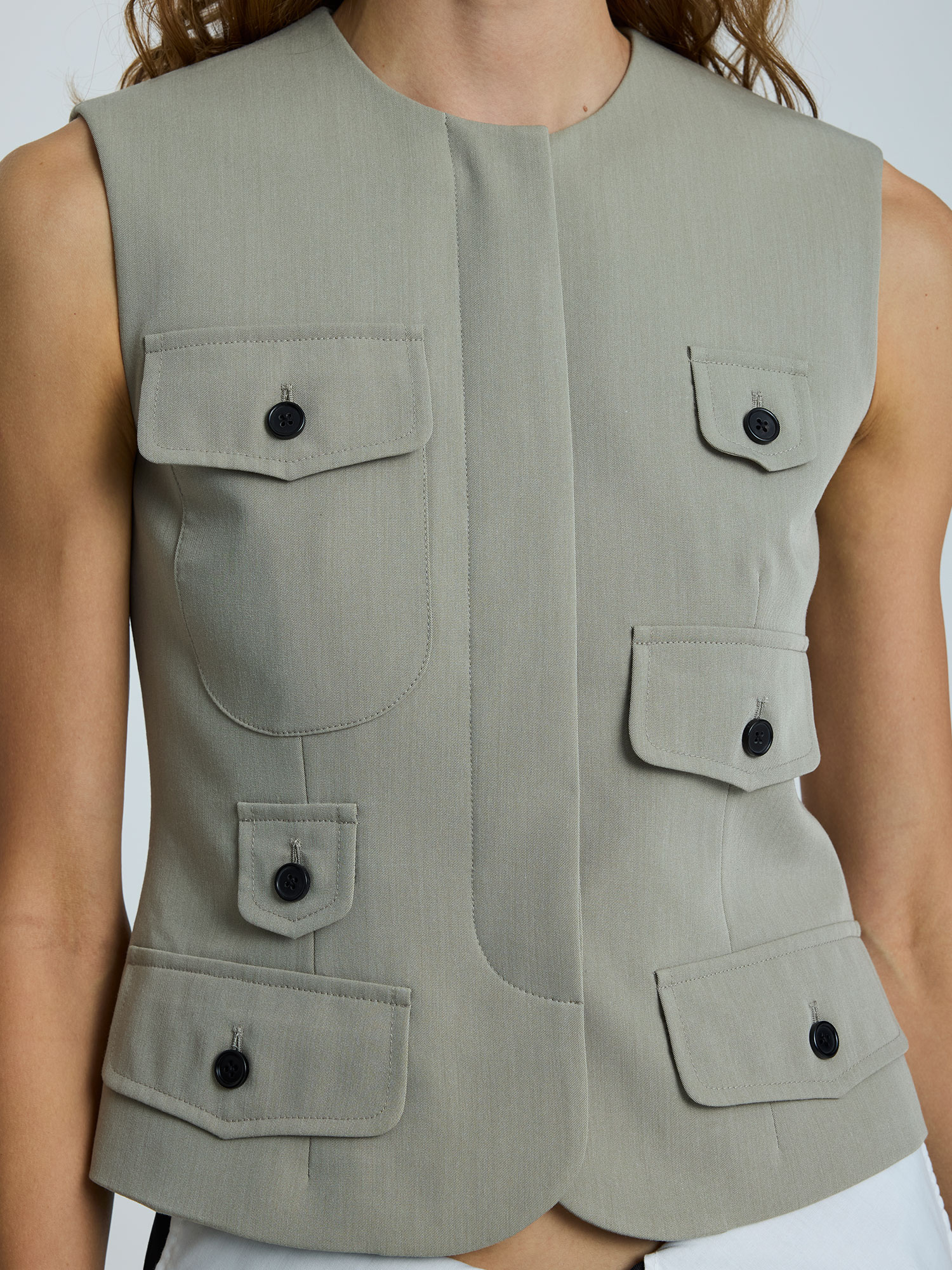 UTILITY VEST | MUSHROOM