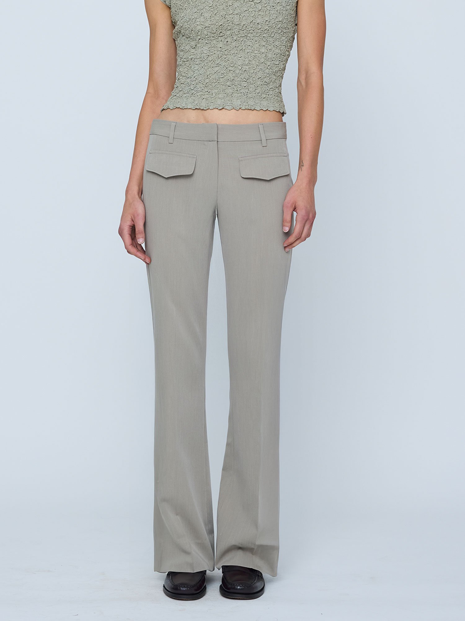 UTILITY LOW RISE TROUSER | MUSHROOM