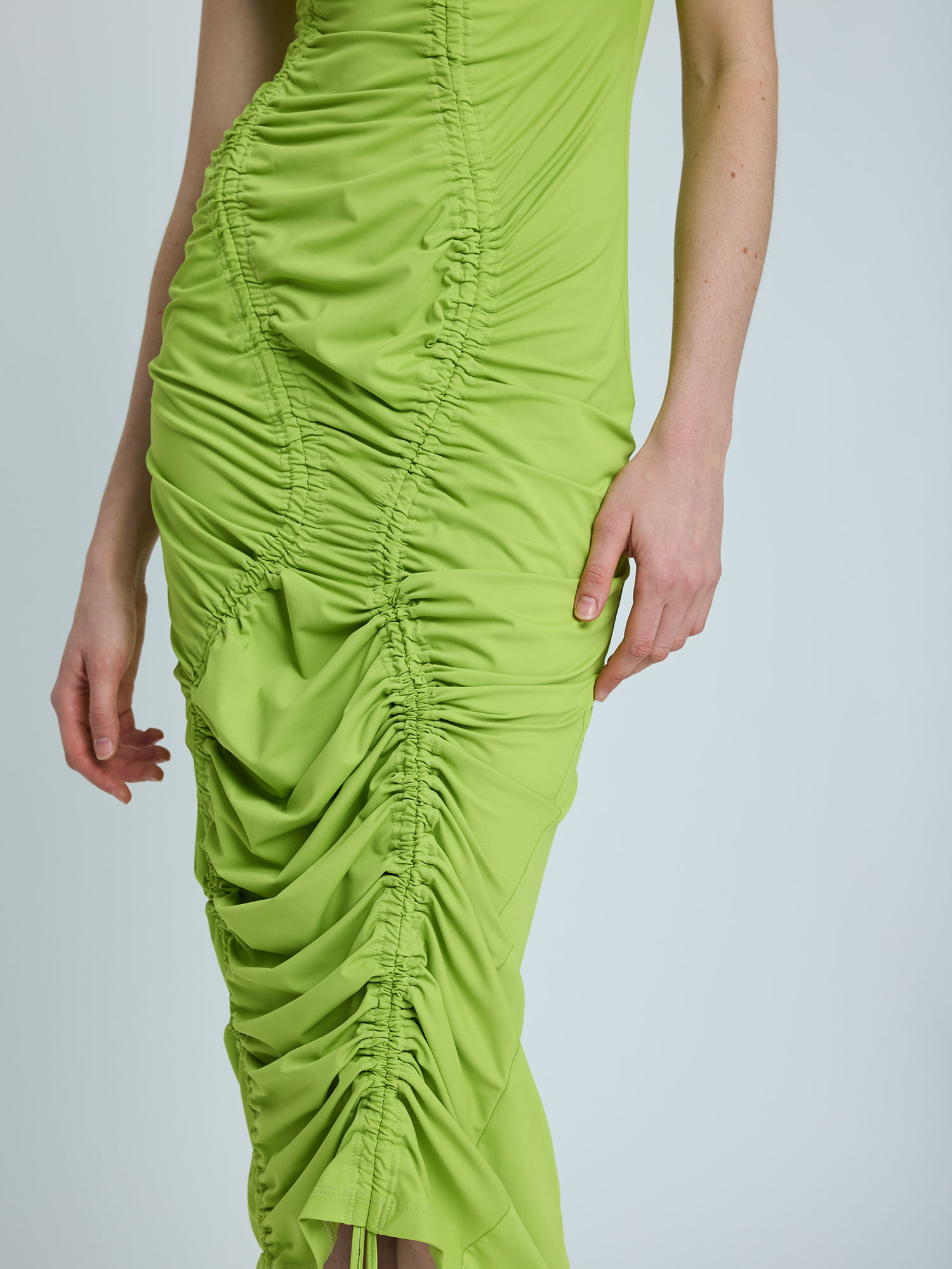 LULU DRESS | ACID GREEN