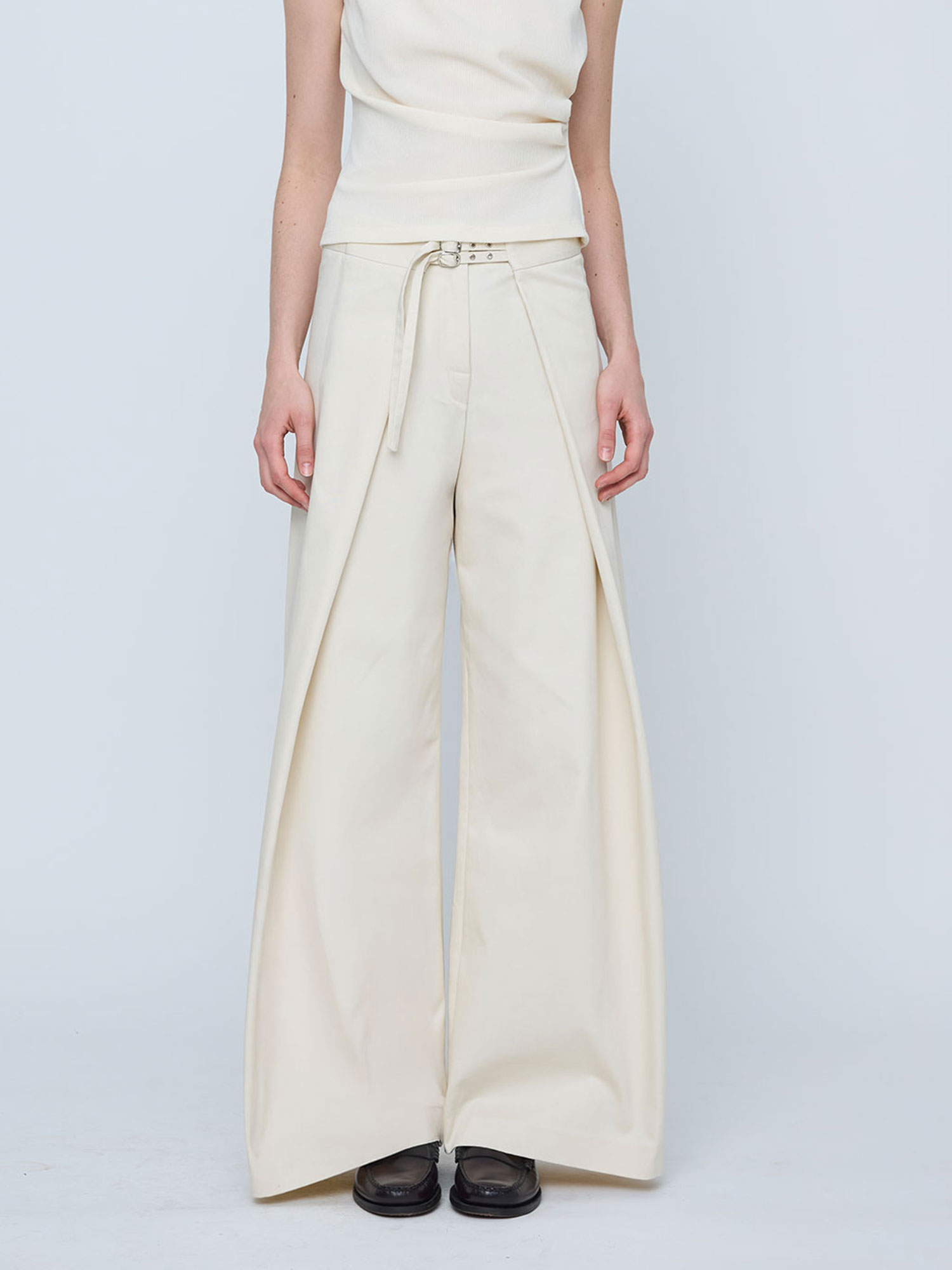 UTILITY WRAP TROUSERS | IVORY