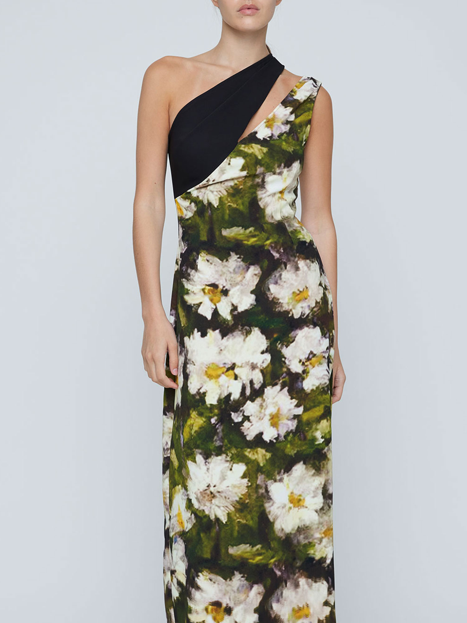 JUNE DRESS - DAISY/BLACK