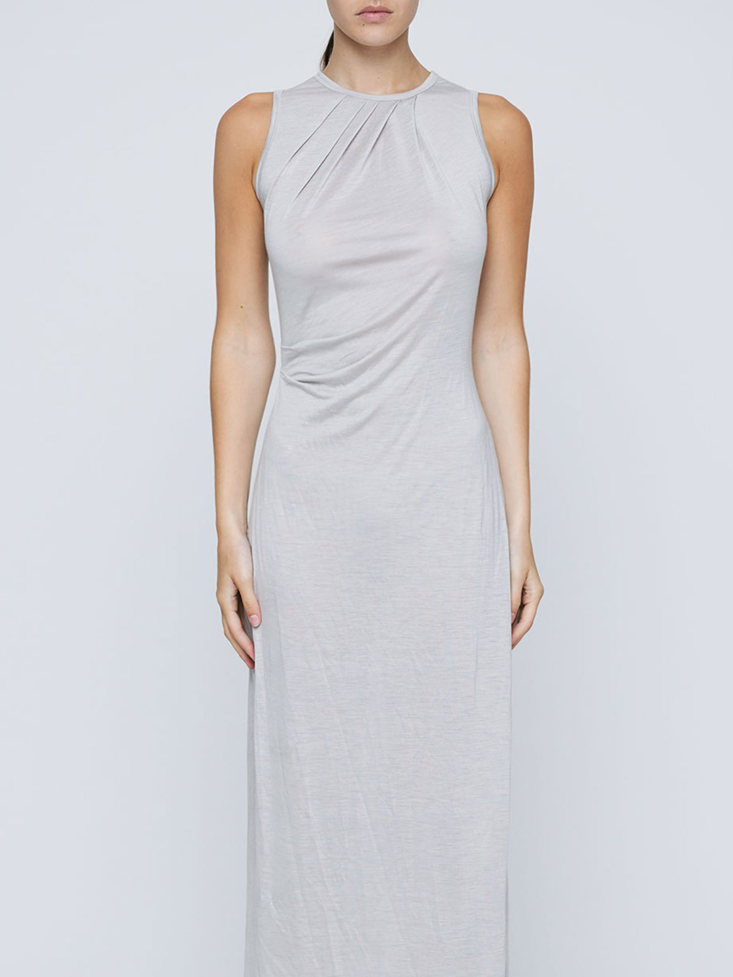 ISABELLE KNIT MAXI DRESS | STONE