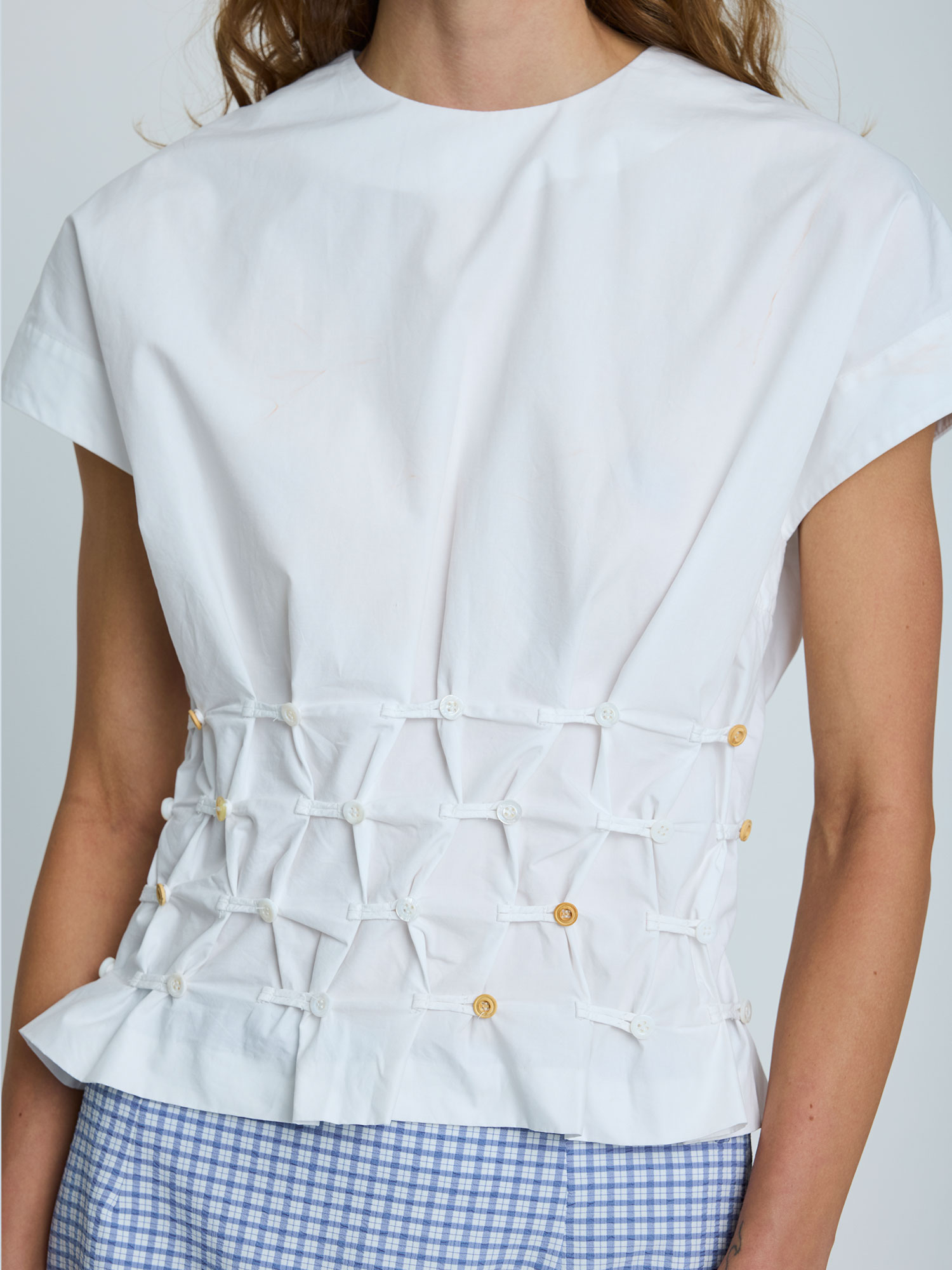 BUTTON TOP | WHITE