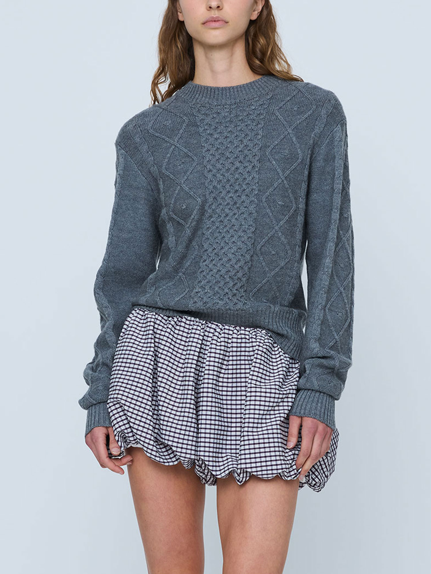 BOBBIE MINI SHORTS | BLACK GINGHAM