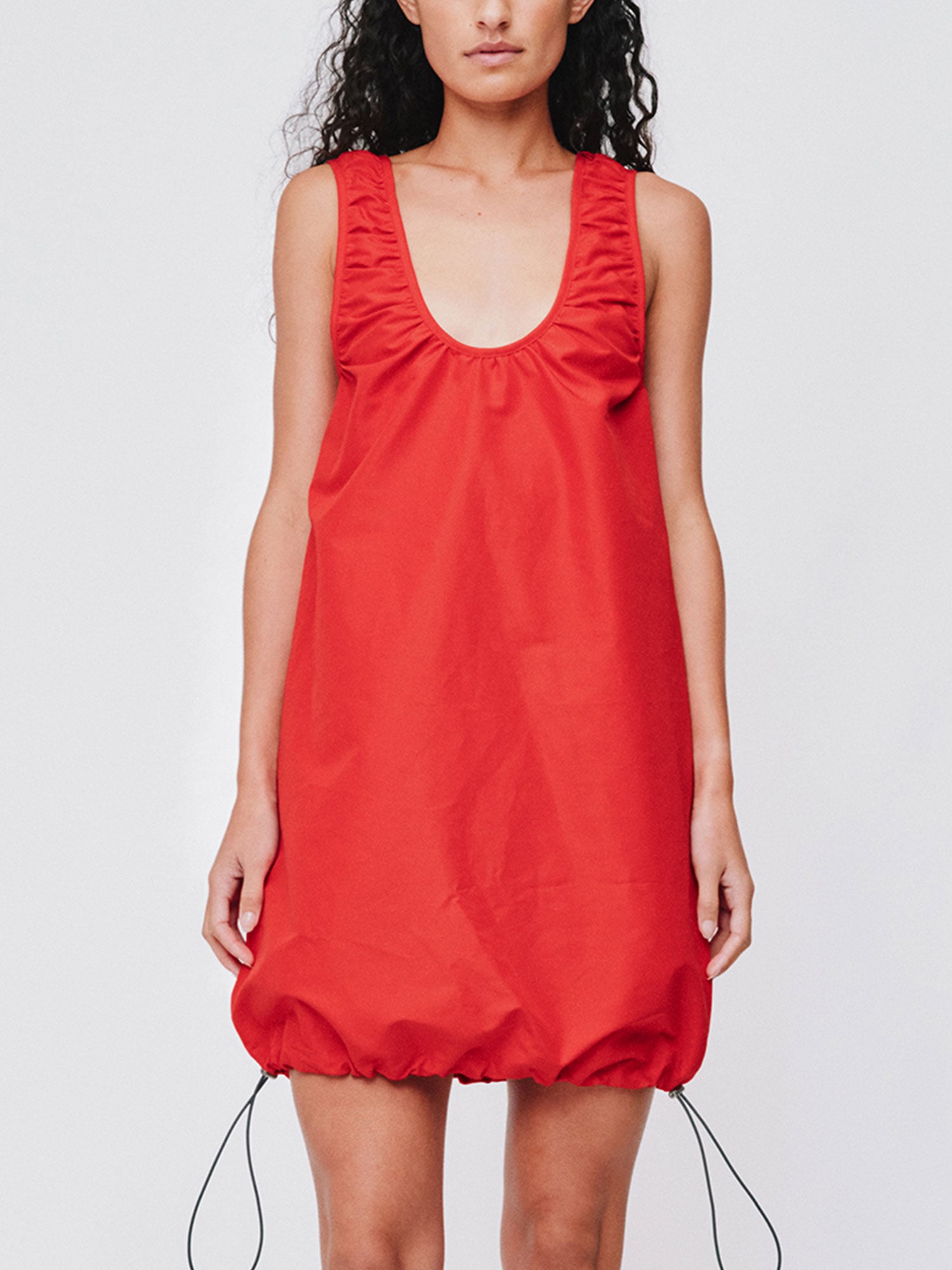 BUNGY MINI DRESS | RED