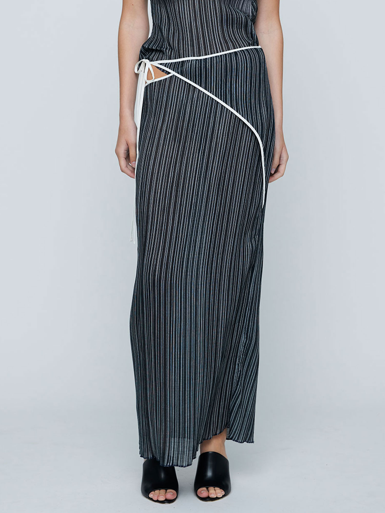 BILLIE SKIRT - BLACK/WHITE