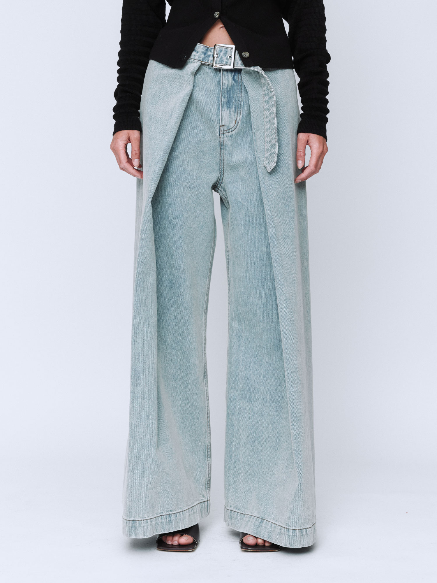 UTILITY WRAP JEANS | LIGHT BLUE DENIM