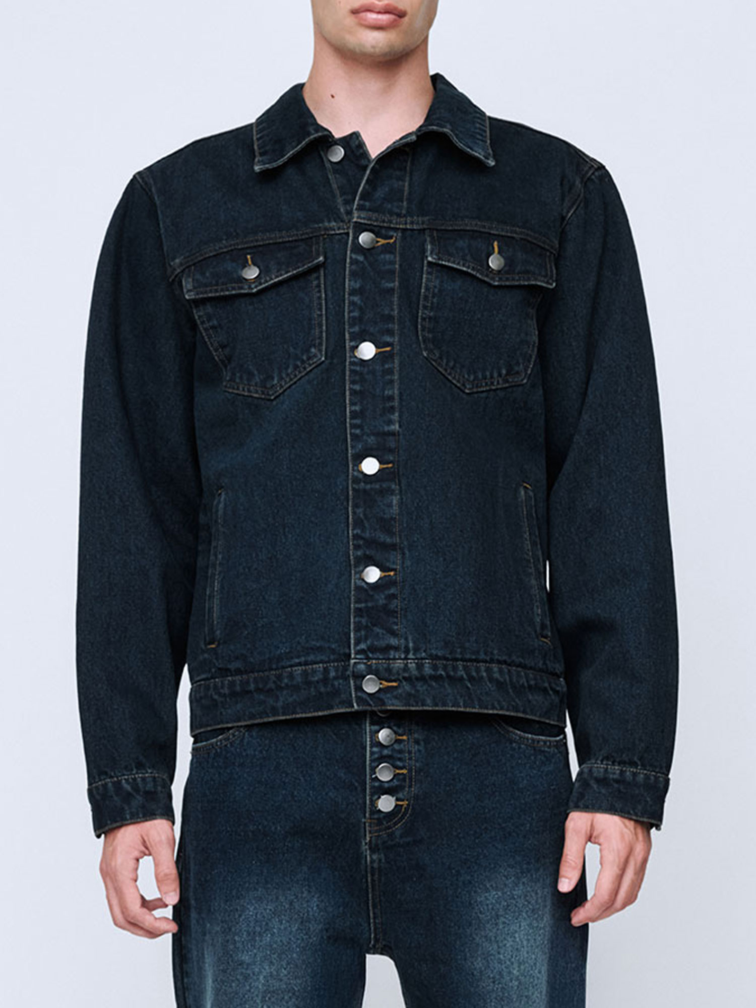 MENS CLASSIC DENIM JACKET | DARK WASHED INDIGO