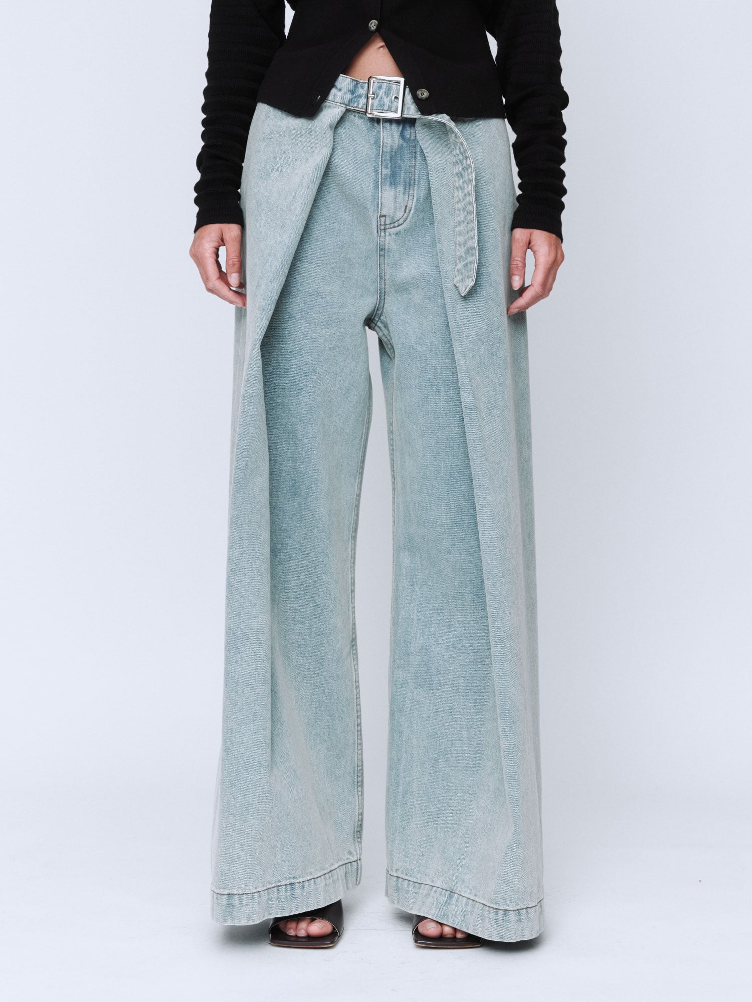 UTILITY WRAP JEANS | LIGHT BLUE DENIM