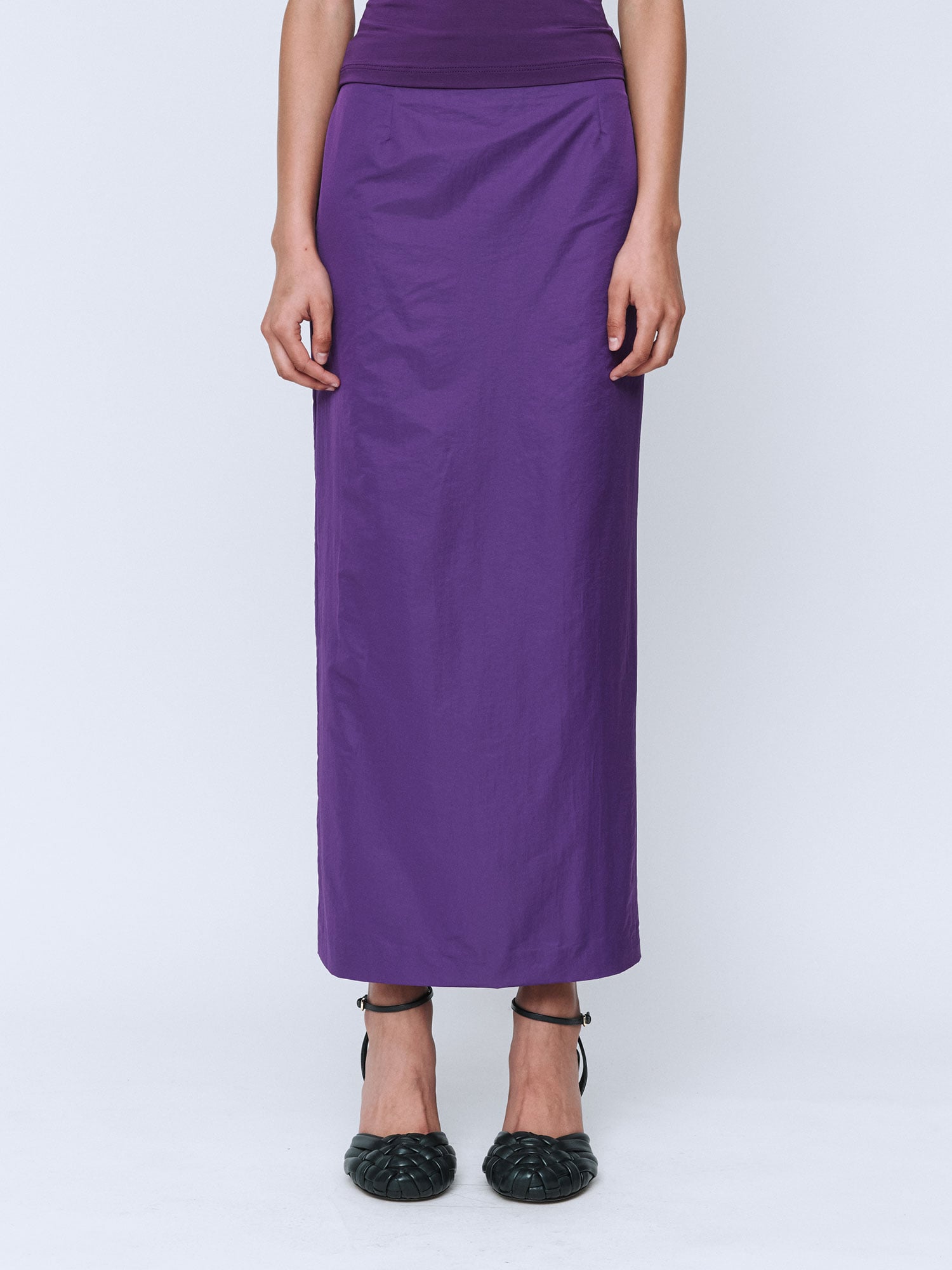 SOPHIA MAXI SKIRT | GRAPE