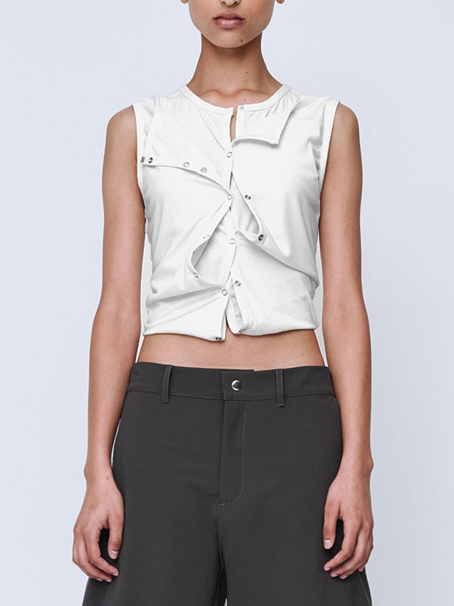 DOUBLE UP TANK TOP | IVORY