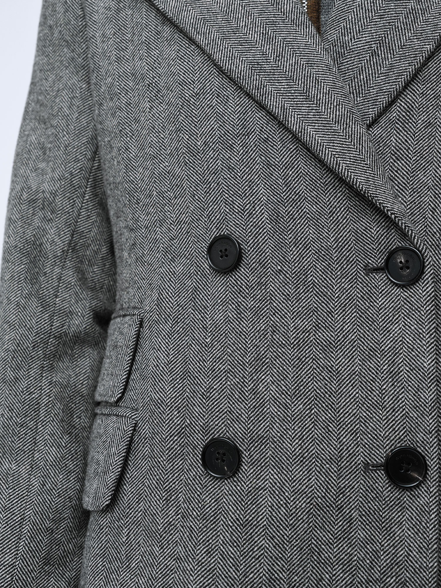 CHARLIE COAT | BLACK WHITE