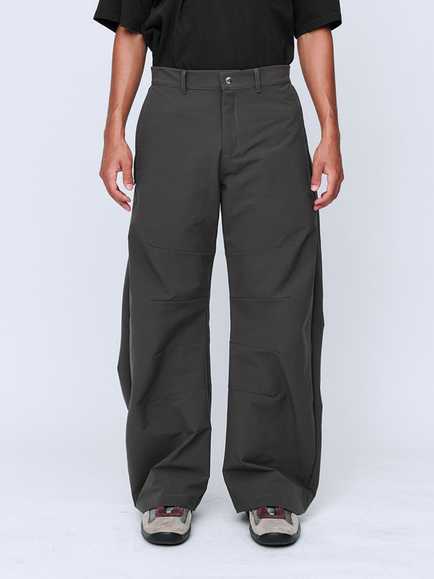 MENS DARTED TRACKPANTS | CHARCOAL