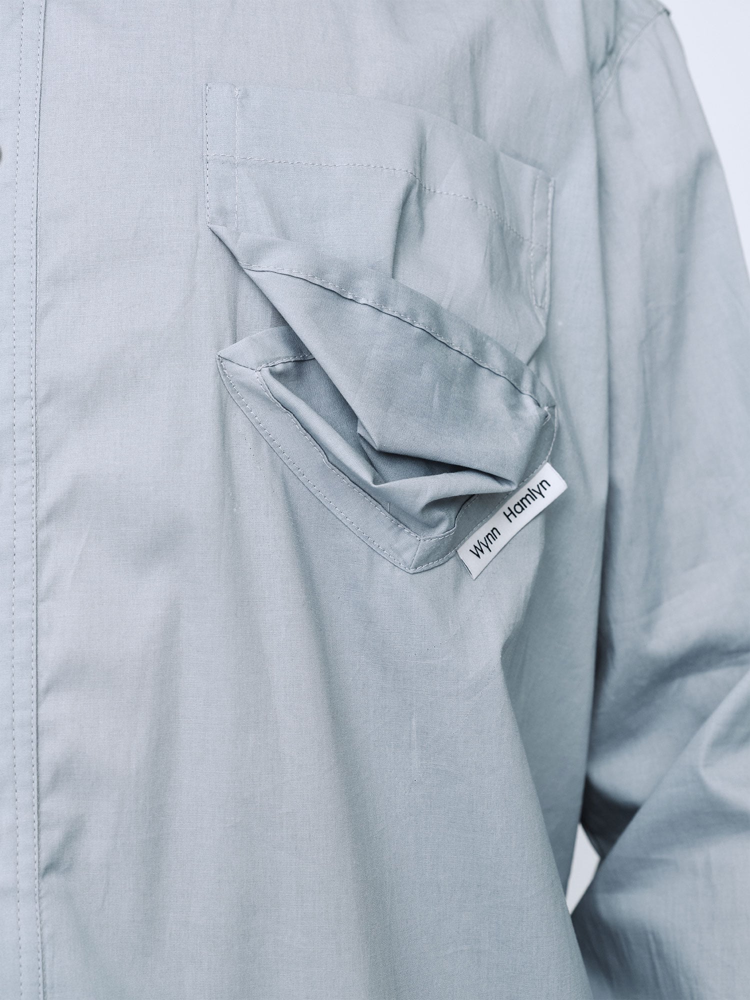 TWISTED POCKET SHIRT | GREY