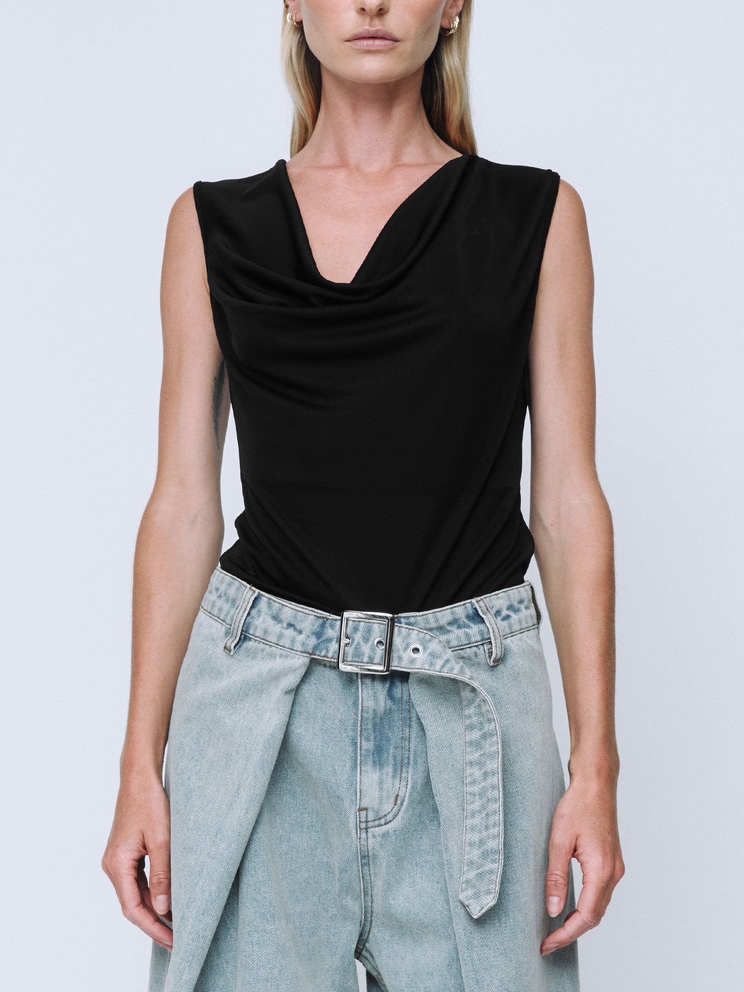 COWL TANK | BLACK