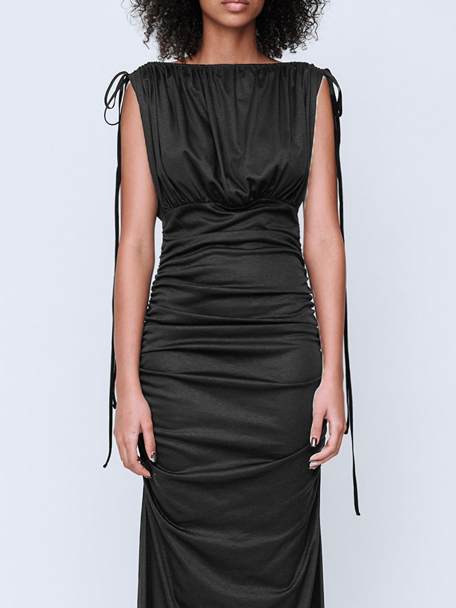 MATILDA KNIT MAXI DRESS | BLACK