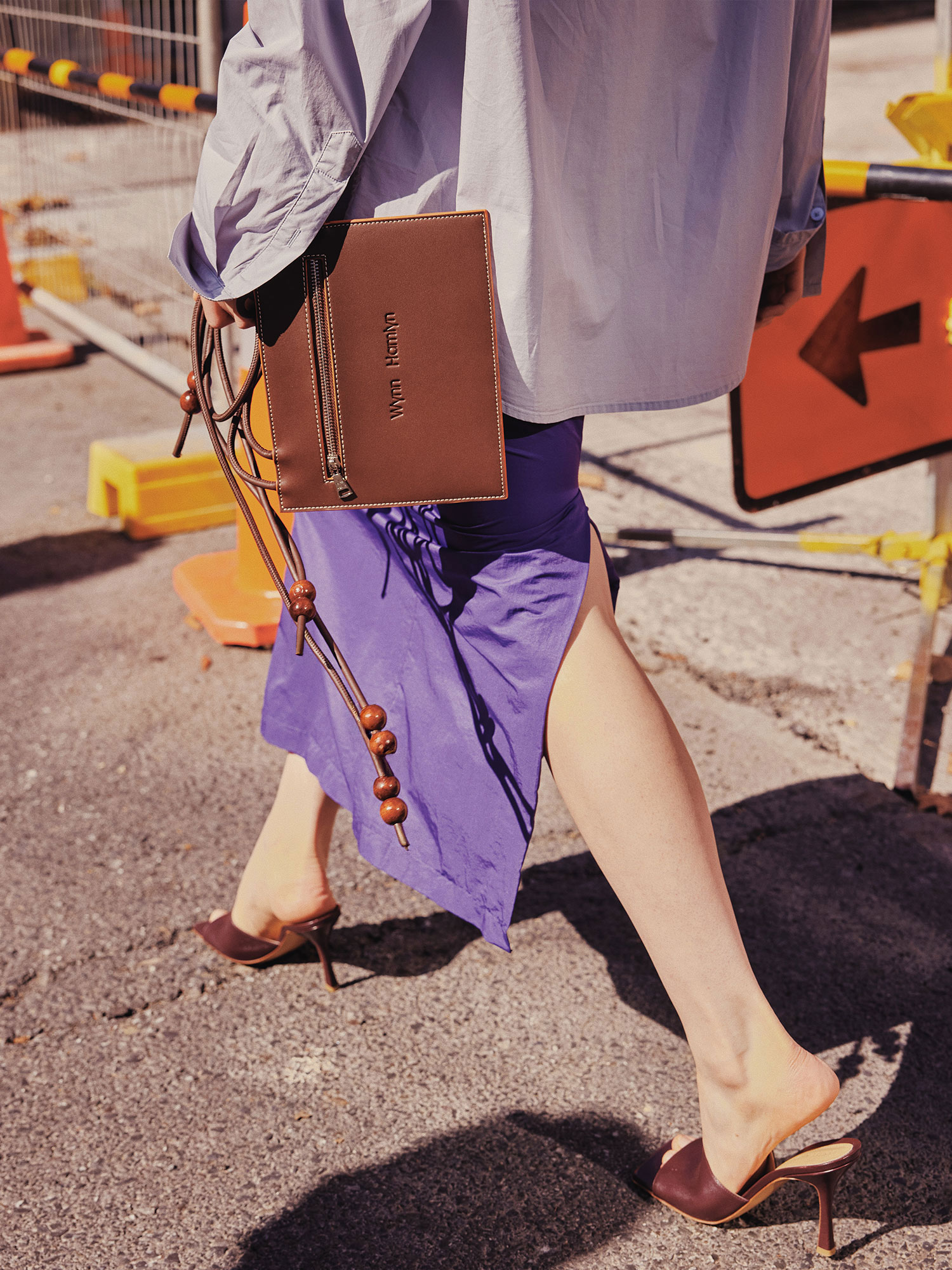 LEATHER POUCH | BROWN