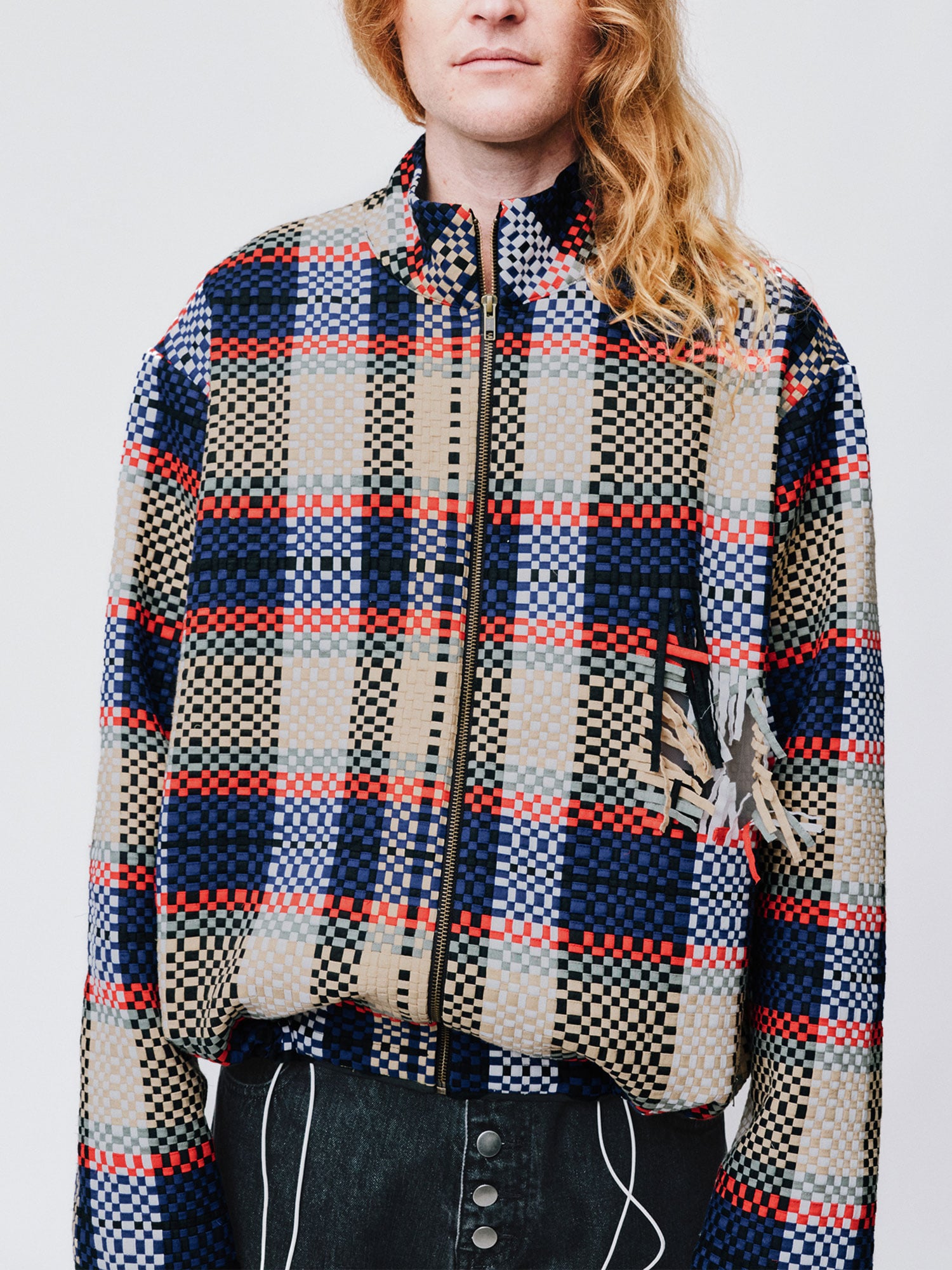 MENS WOVEN WIND BREAKER | MULTI PLAID